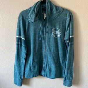 PINK Victoria's Secret Teal Hoodie